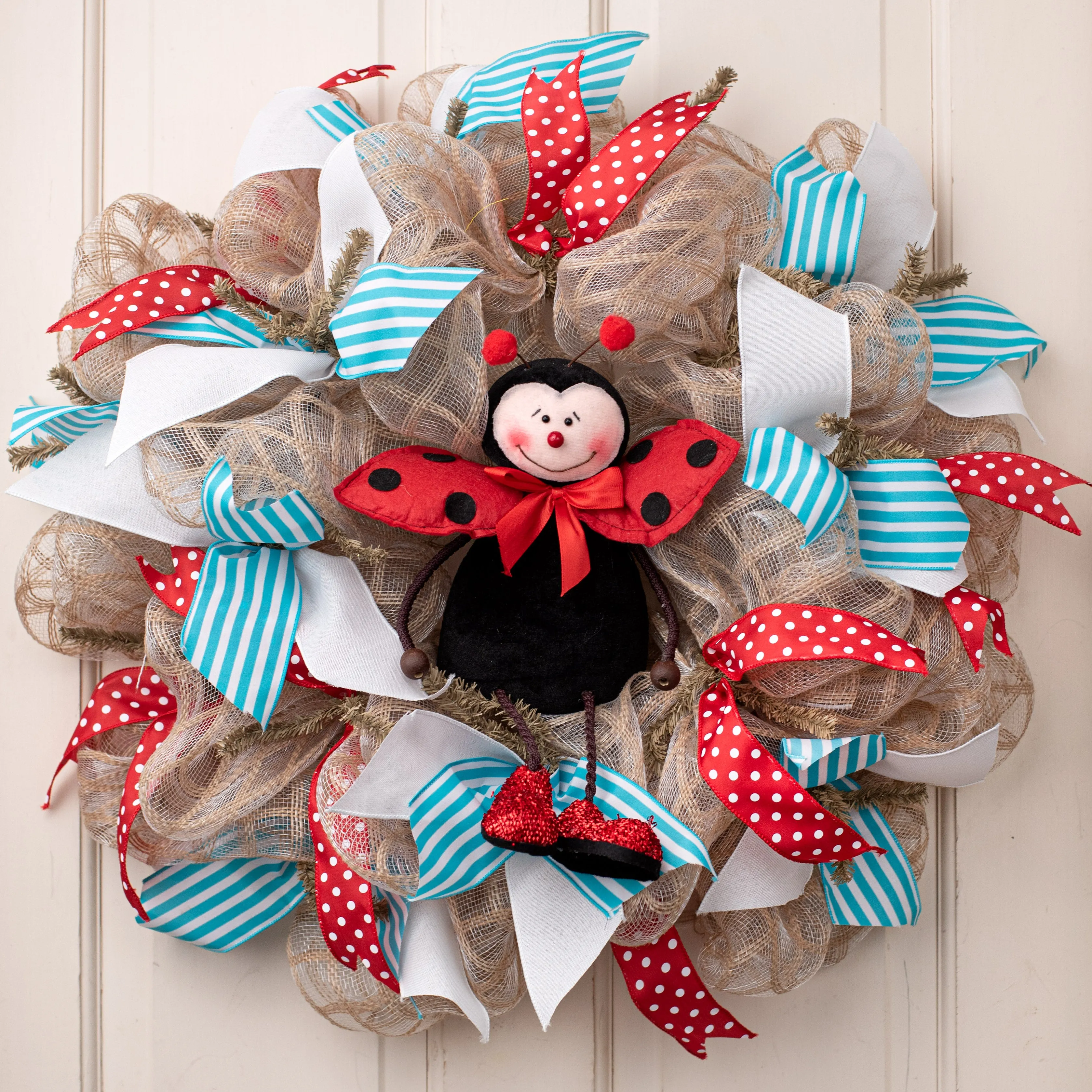 15" Sitting Ladybug Decoration