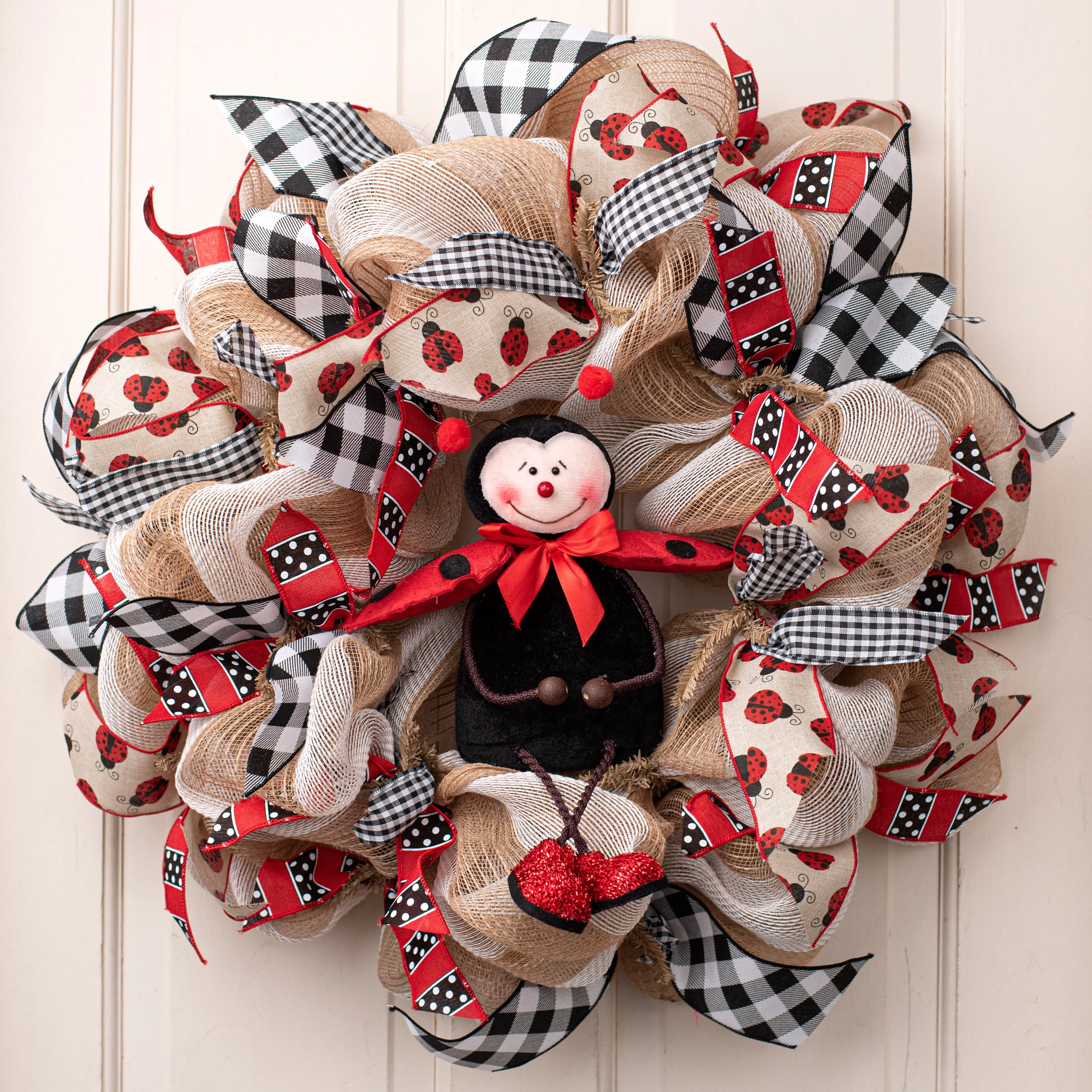 15" Sitting Ladybug Decoration