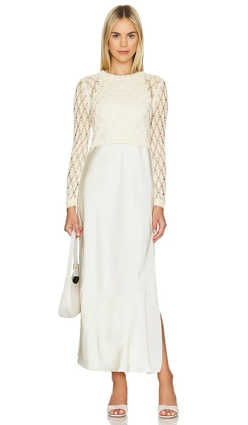 ALLSAINTS Erin Dress in White