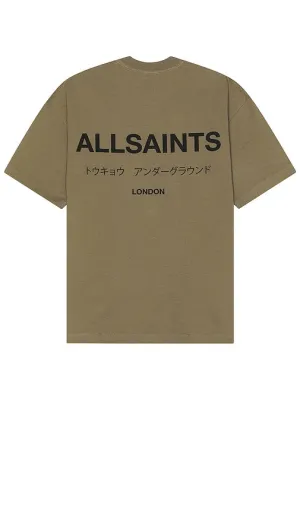 ALLSAINTS Underground Tee in Beige