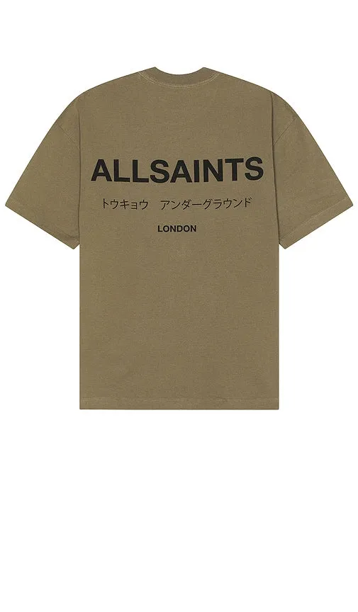 ALLSAINTS Underground Tee in Beige