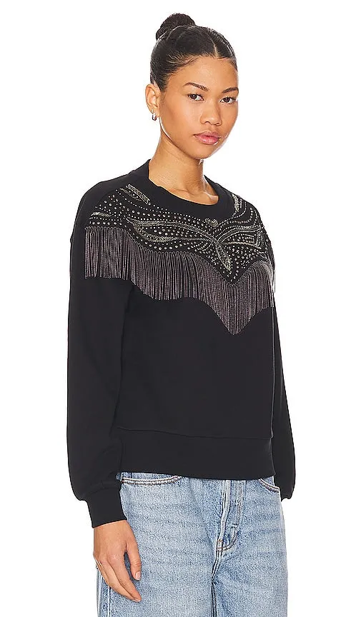 ALLSAINTS Winona Jaine Sweatshirt in Black