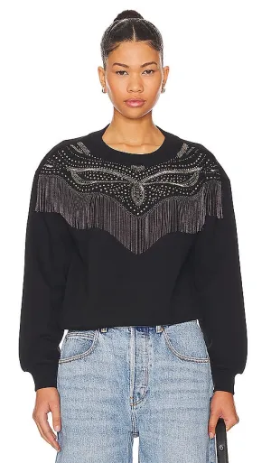 ALLSAINTS Winona Jaine Sweatshirt in Black