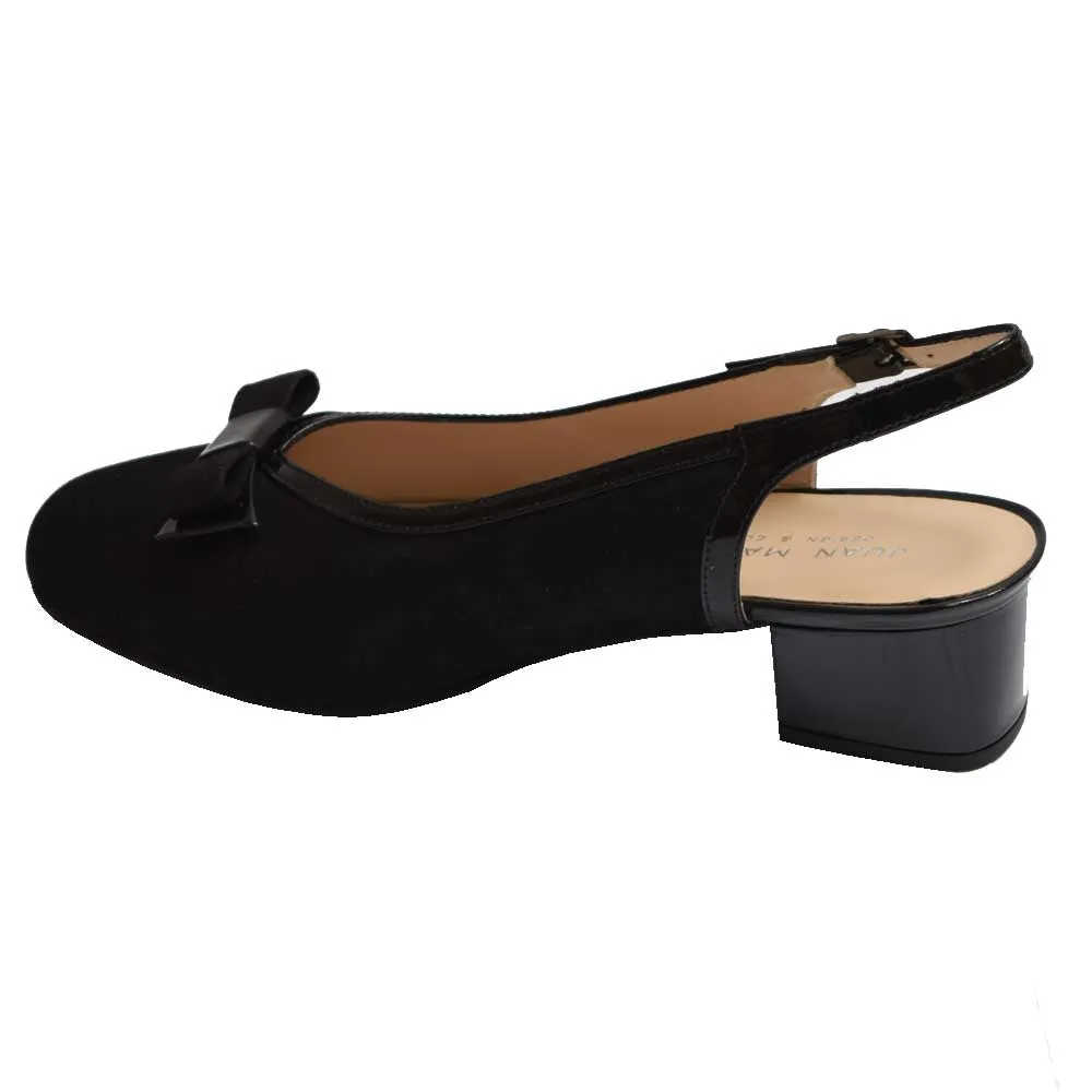 ANA 719 Bow Sling Pump Black