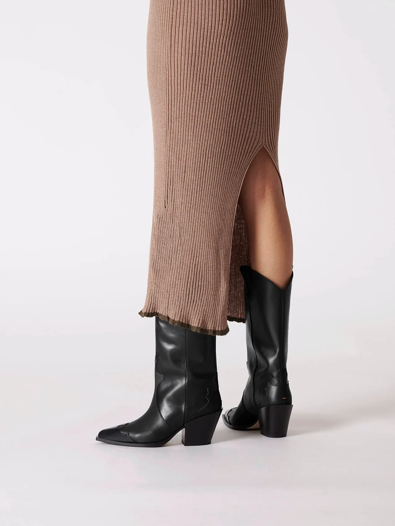 Ariel Leather Cowboy Boots