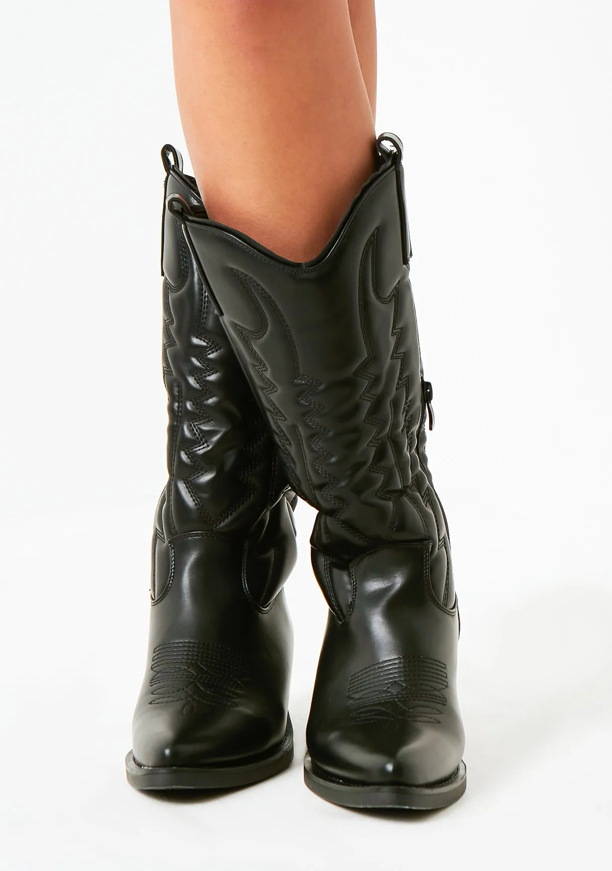 Bethanie Black Cowboy Boots