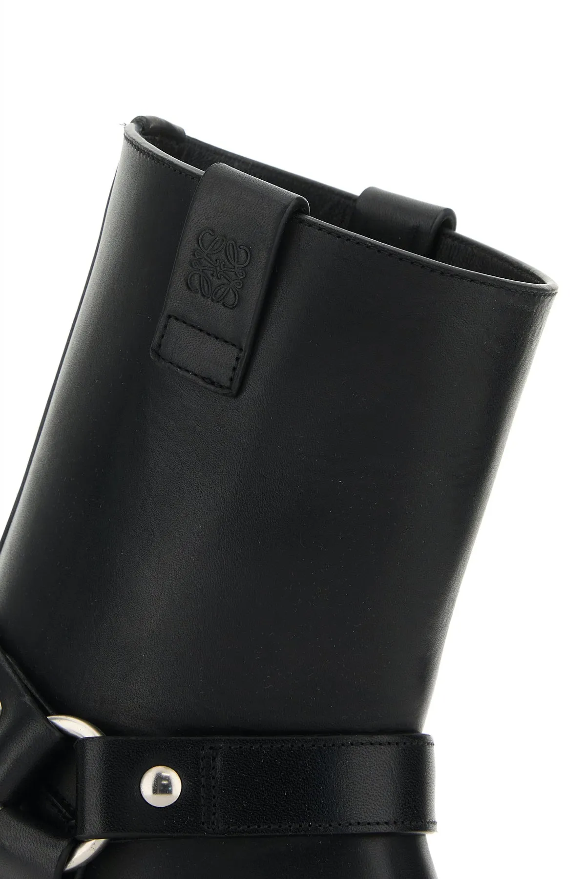 Black leather Campo Biker boots