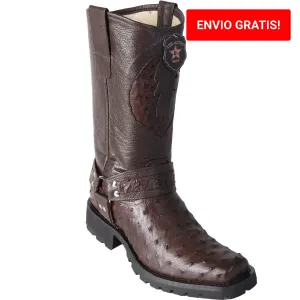Botas de Avestruz Horma Biker Motociclista LAB-55T03