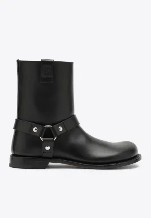 Campo Biker Leather Chelsea Boots