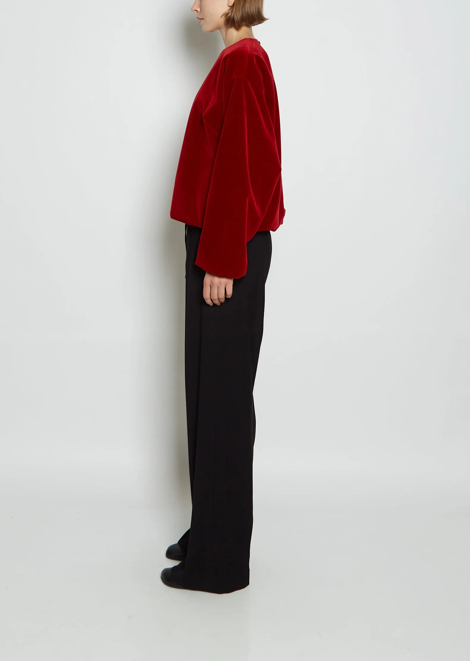 Capo Cotton Velvet Top
