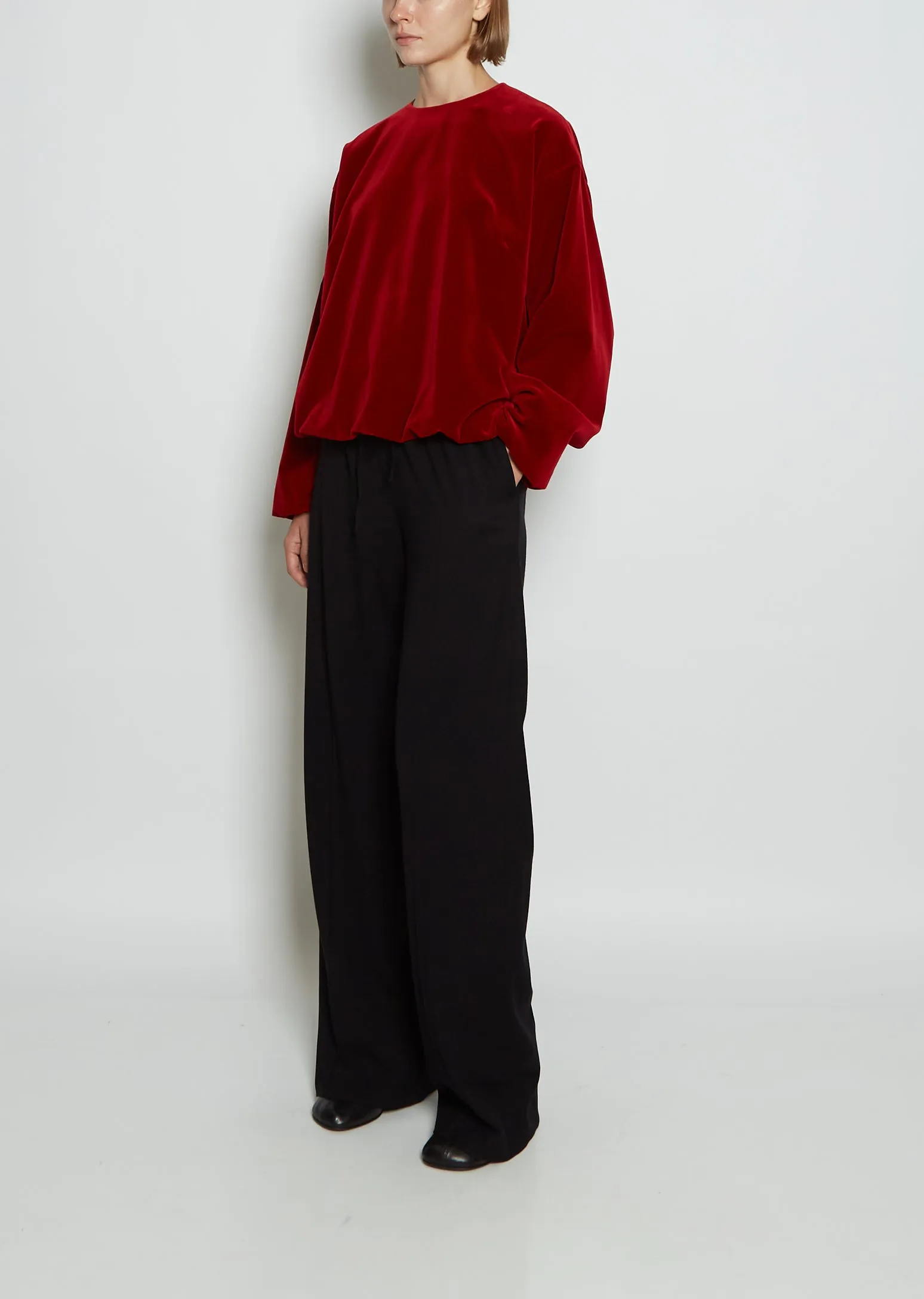 Capo Cotton Velvet Top