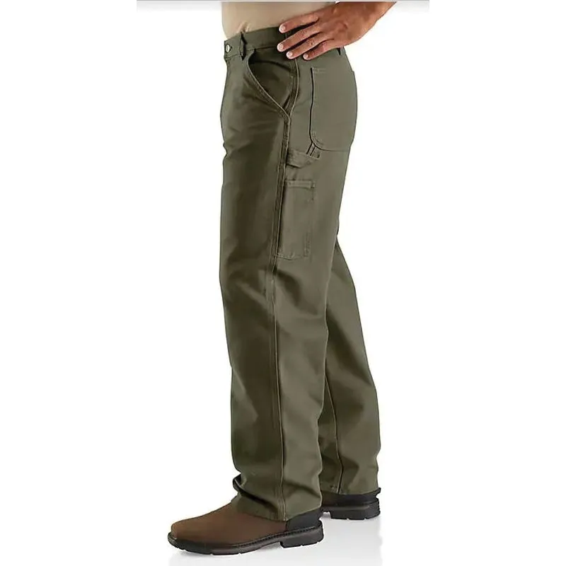 Carhartt® B11-MOS 40X34 Men's Utility Work Pants, 40 Waist, 34 Length, Loose Fit, Moss, Cotton