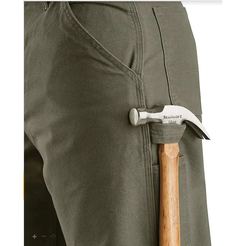 Carhartt® B11-MOS 40X34 Men's Utility Work Pants, 40 Waist, 34 Length, Loose Fit, Moss, Cotton