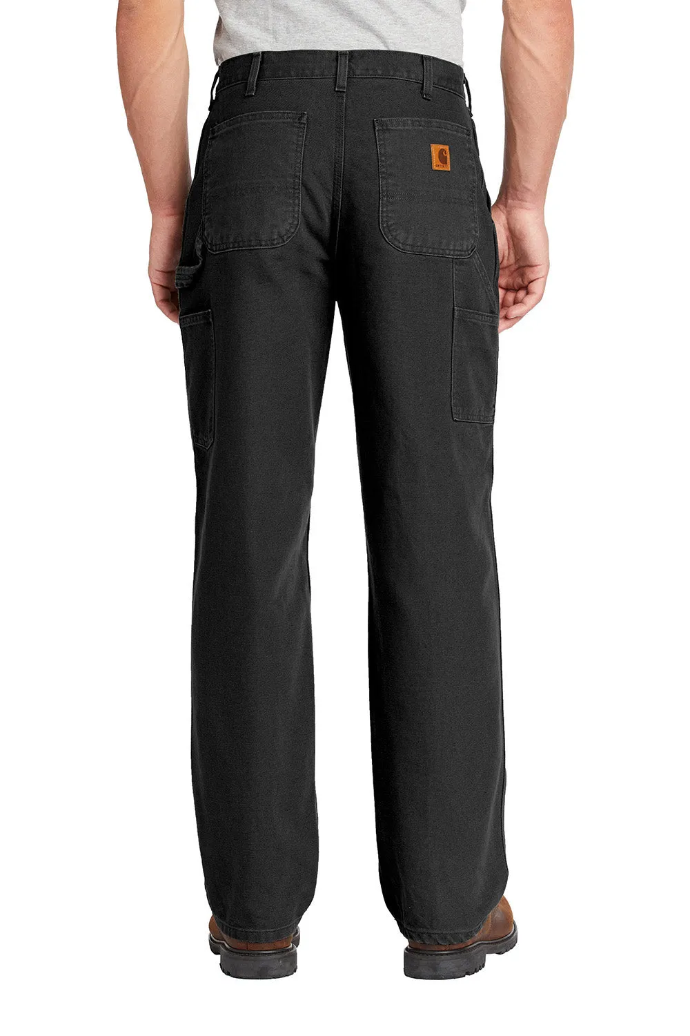Carhartt Mens Washed Duck Work Dungarees w/ Pockets - Black - NEW
