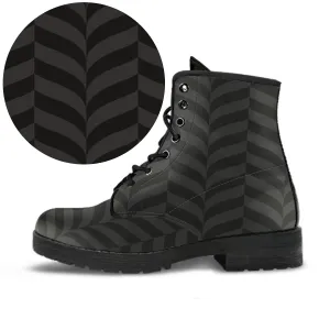 Combat Boots - Classic Pattern #102 | Unisex Boots, Custom Shoes, Hippie Boots, Lace Up Boots, 90s Boots, Women's Boots, Boots Men