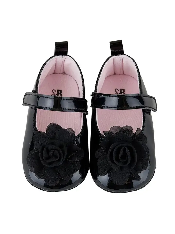 Dress Shoes - Fancy Rose (Size 6-12M)