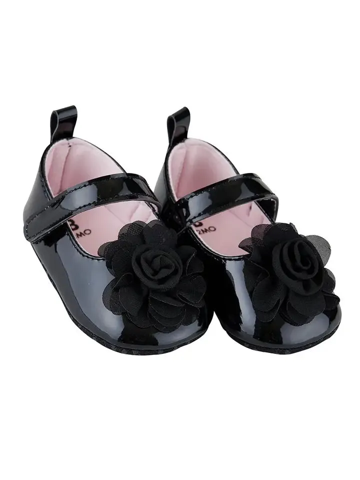 Dress Shoes - Fancy Rose (Size 6-12M)