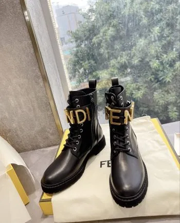 FD Fenigraphy Biker Boots Black For Women 8T8355AKY6F1H1K
