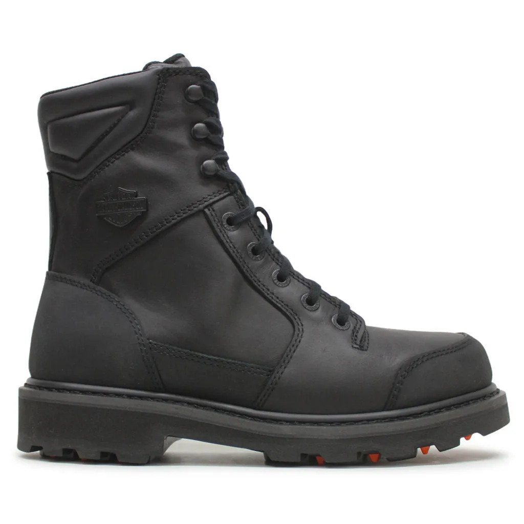 Harley Davidson Brockman Full Grain Leather Men's Ankle Boots