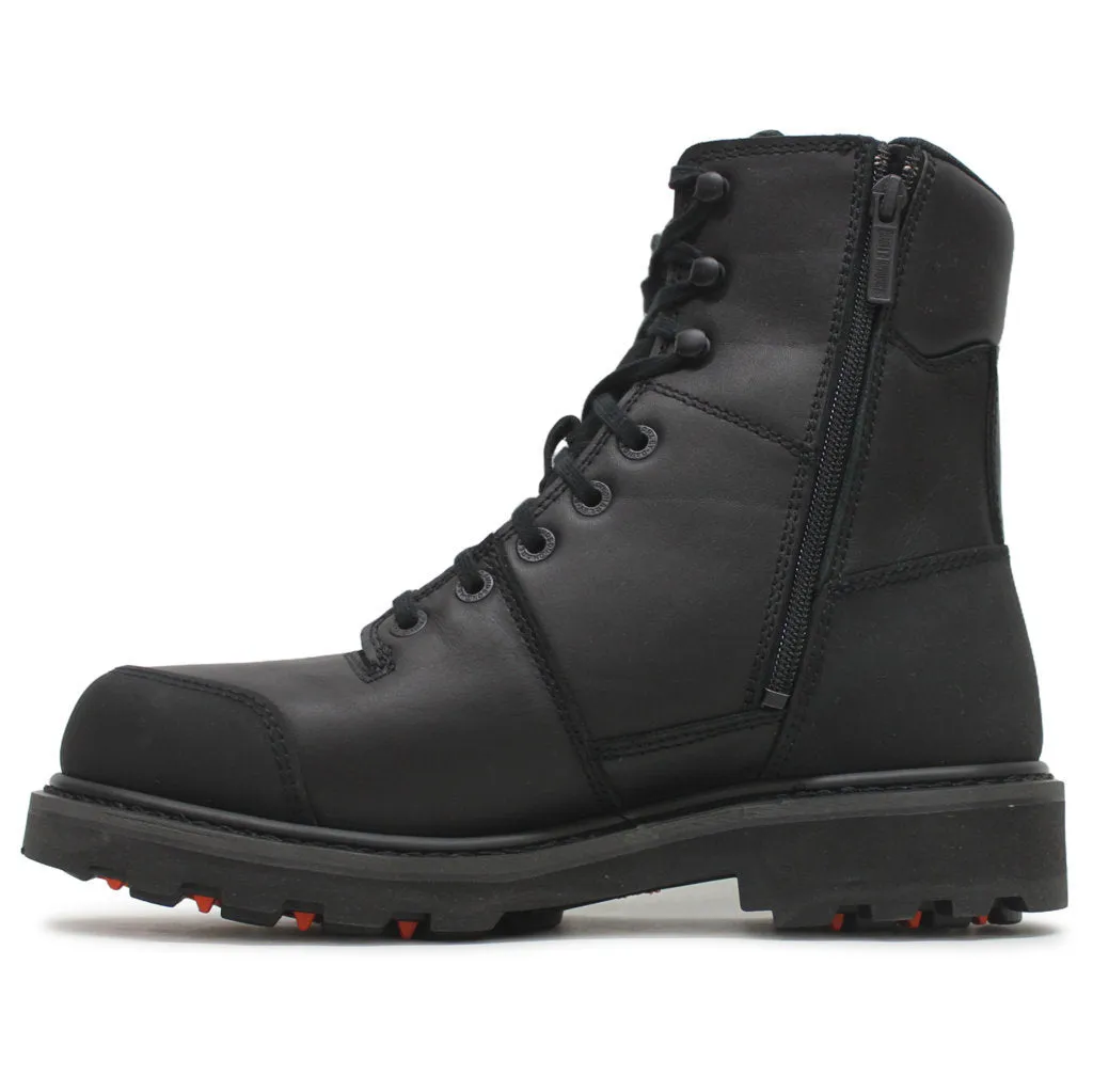 Harley Davidson Brockman Full Grain Leather Men's Ankle Boots