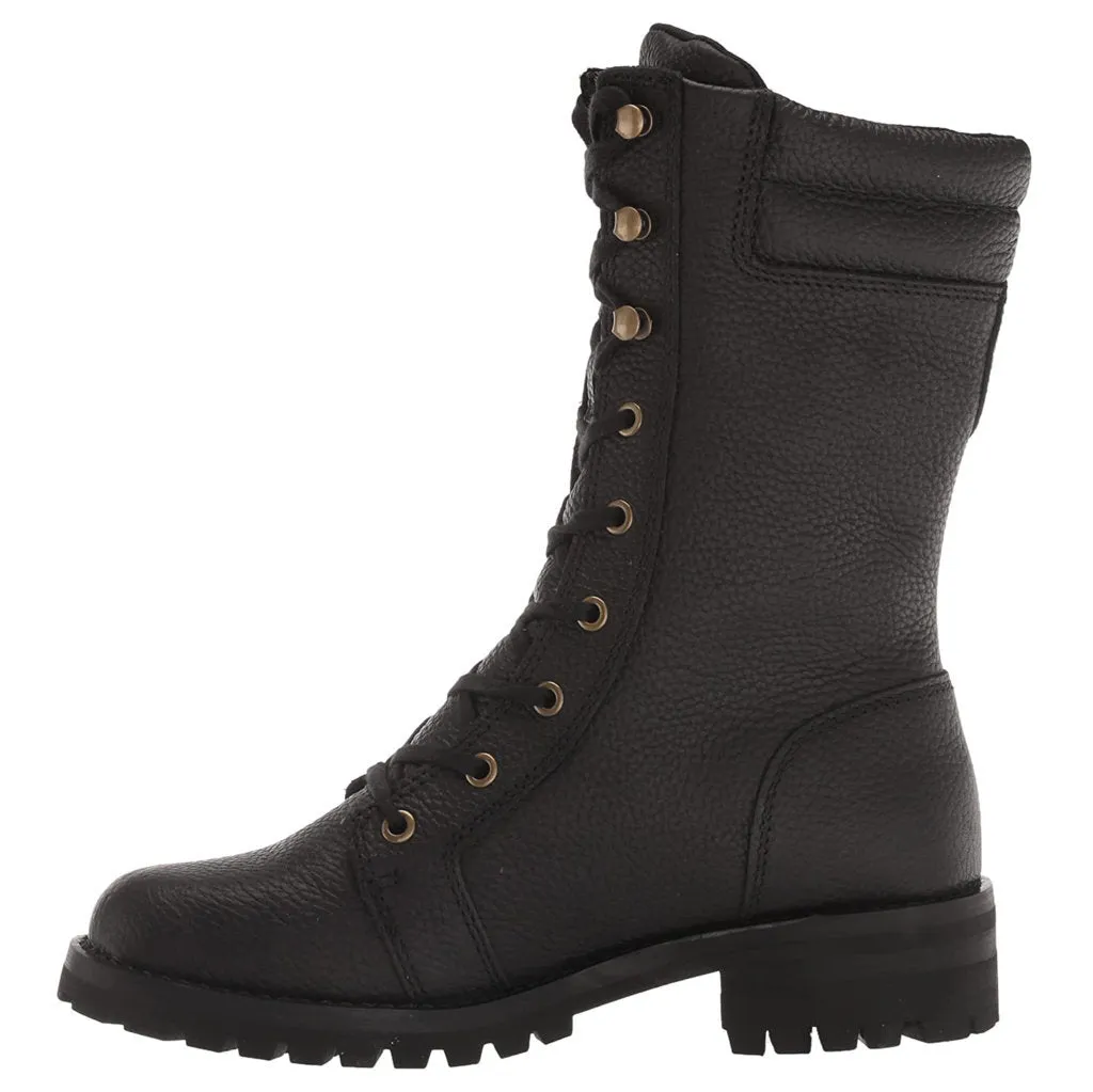 Harley Davidson Nolana Waterproof Full Grain Leather Women's Mid Calf Riding Boots