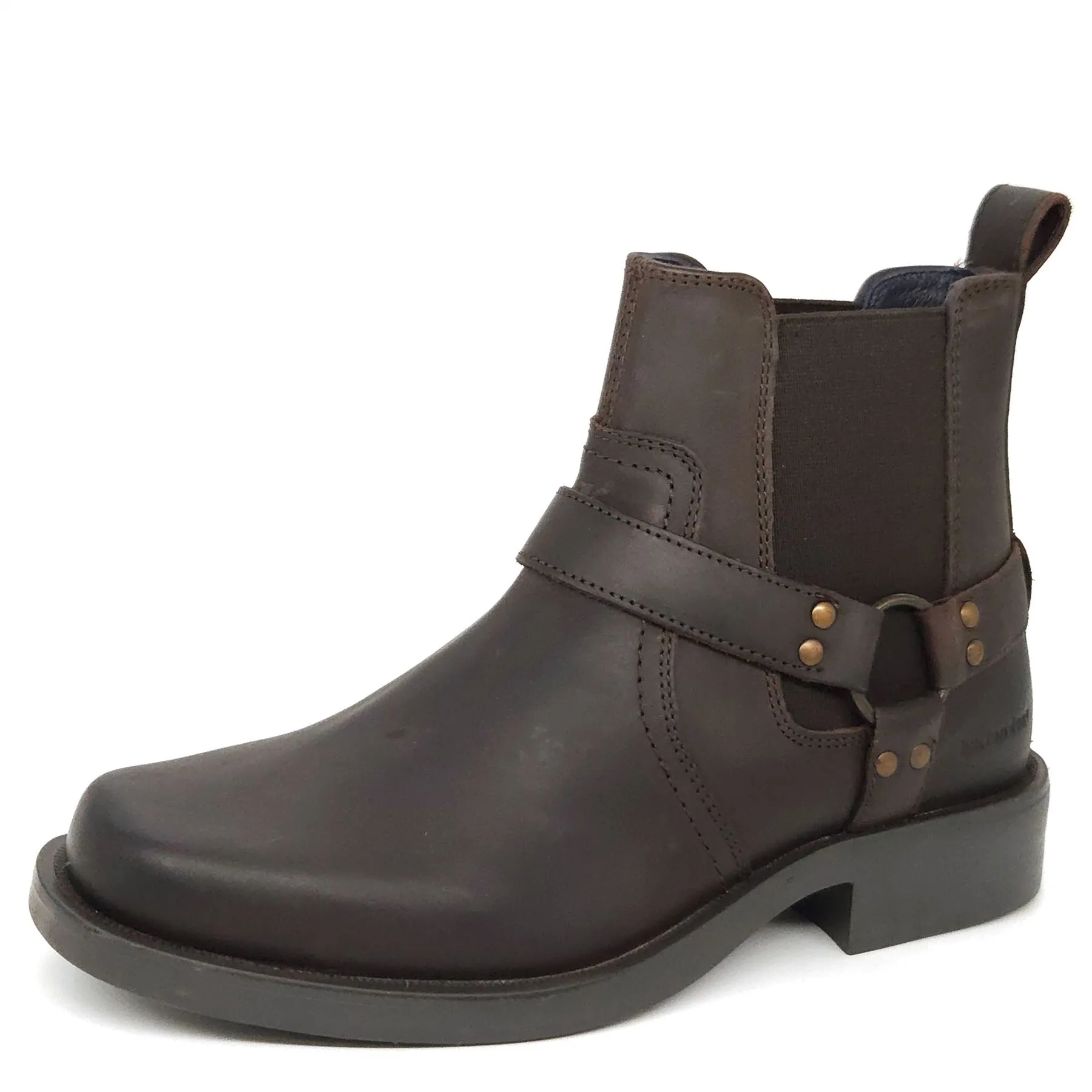 HX London Malden Western Ankle Biker Boots