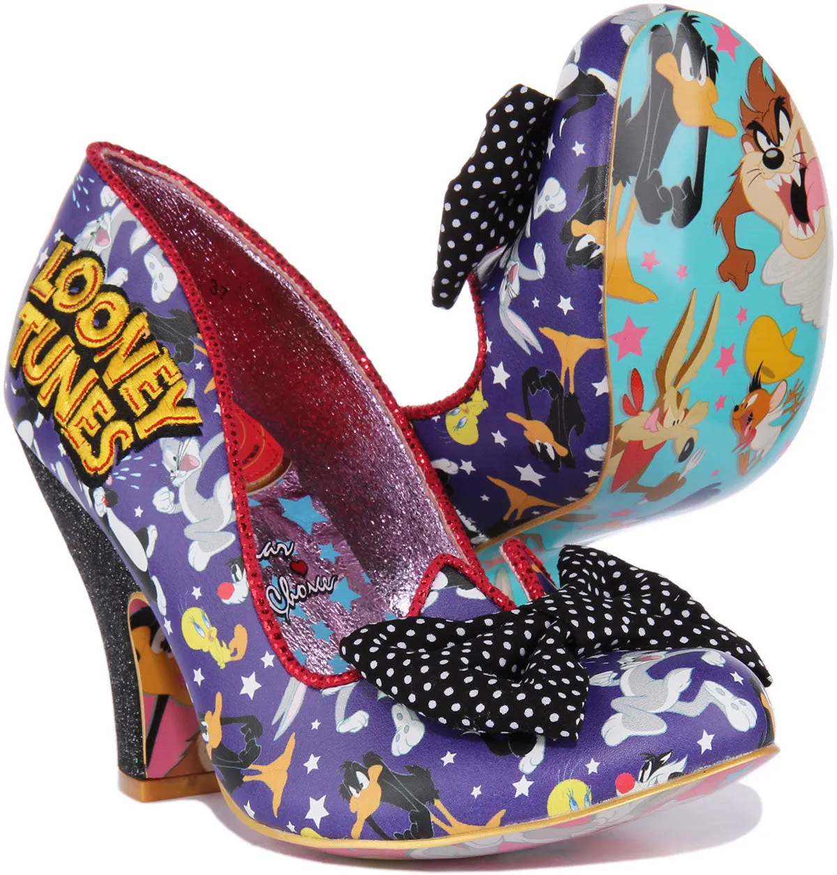 Irregular Choice Looney Time In Purple For Women