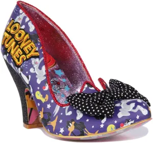 Irregular Choice Looney Time In Purple For Women