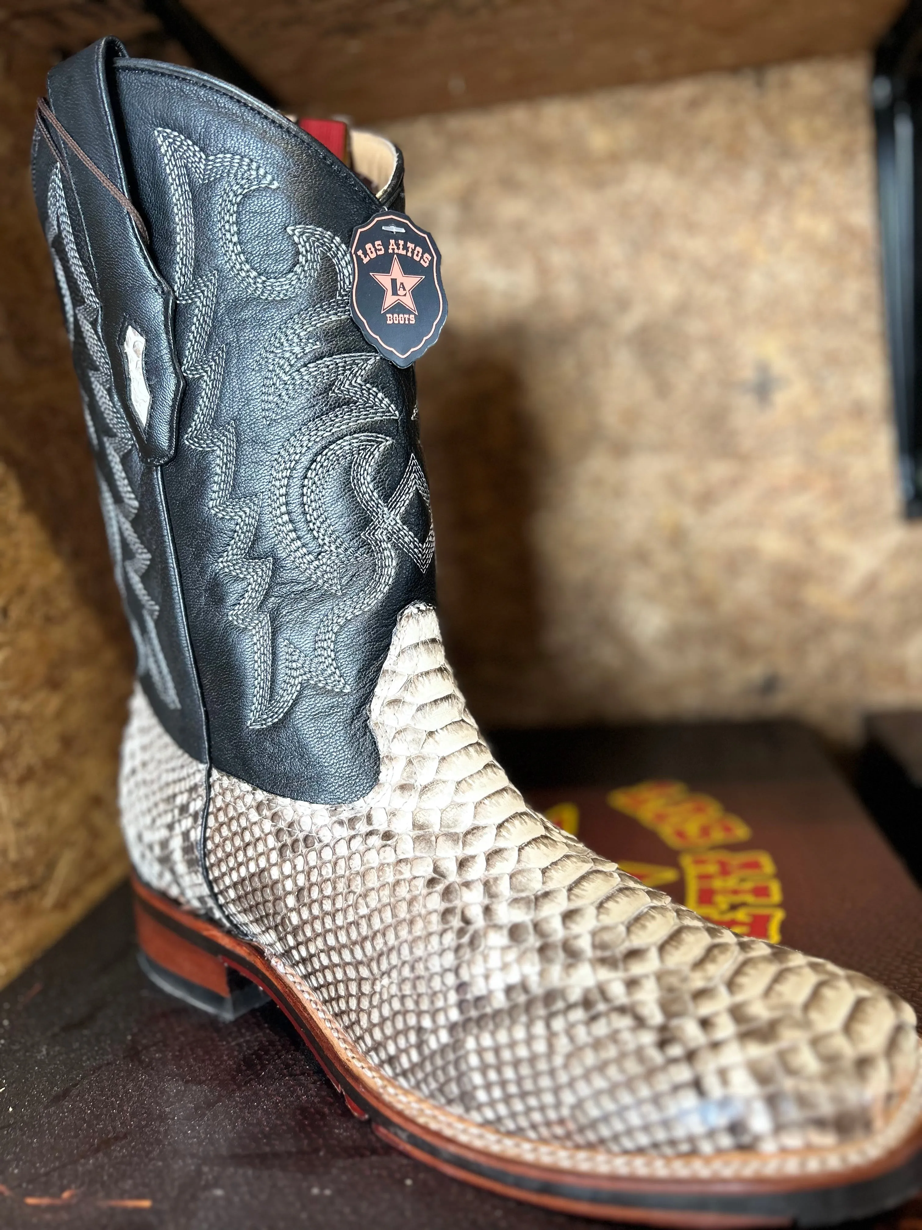 Los Altos Python Natural Boots