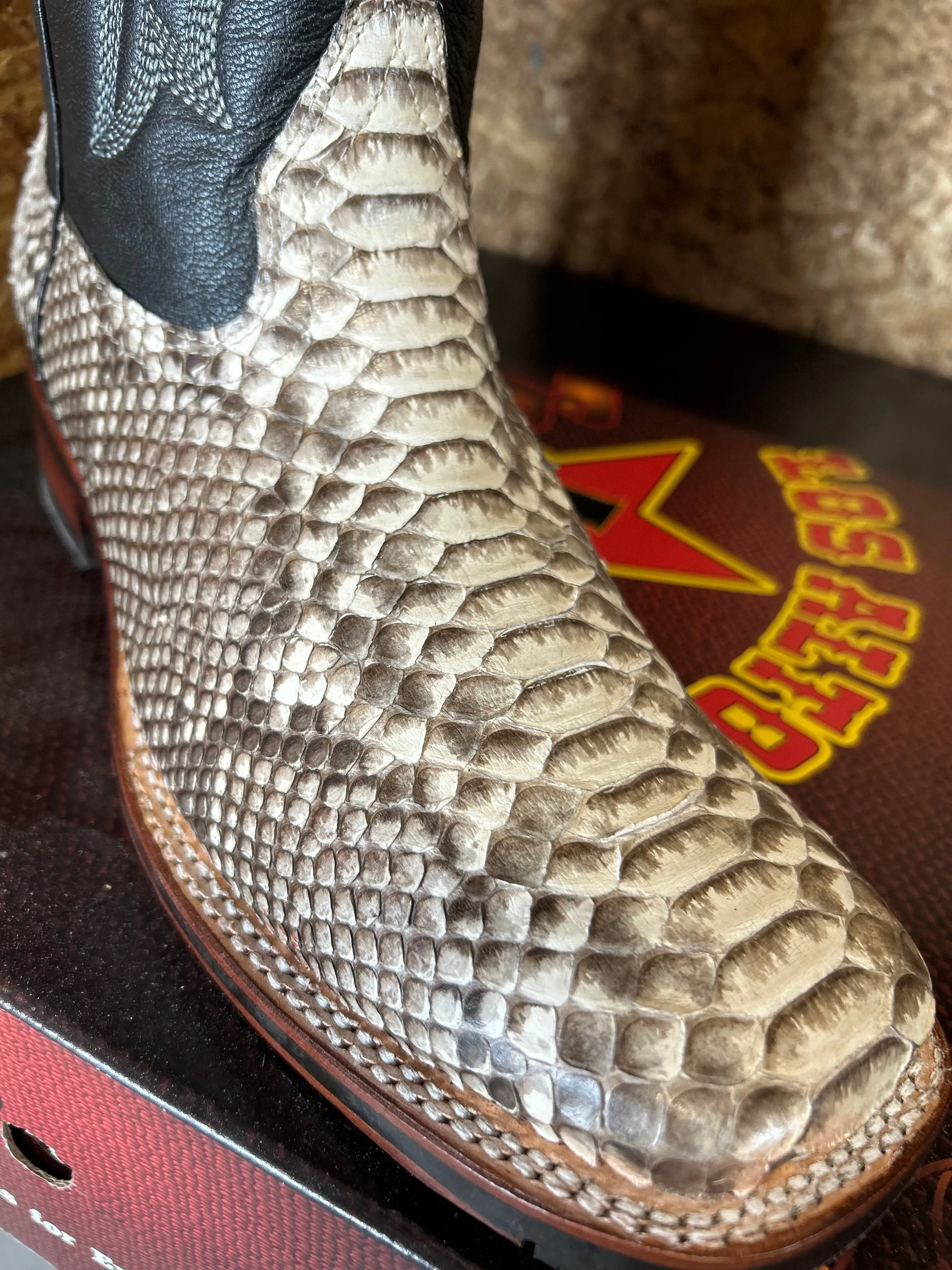 Los Altos Python Natural Boots