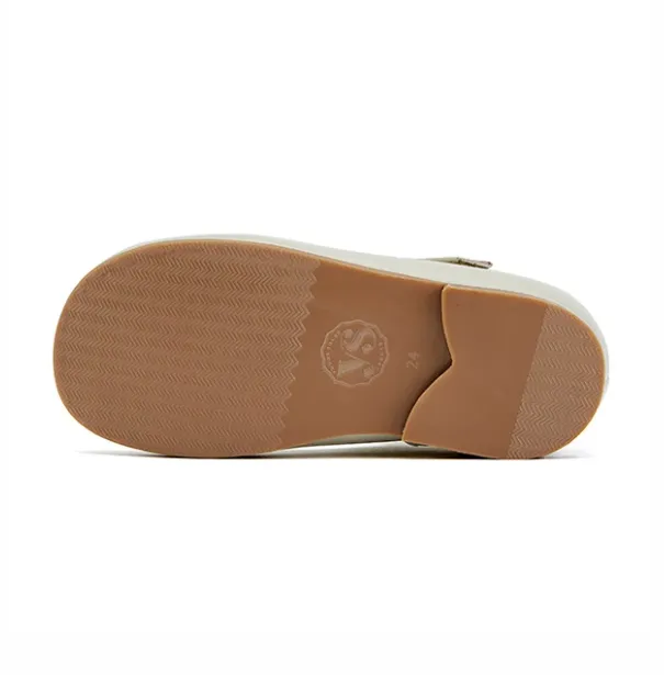 Lucy Velcro T-Bar Black Leather