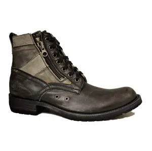 Men's Biker Boots Sendra 10111 Grey Washed Leather available size 40