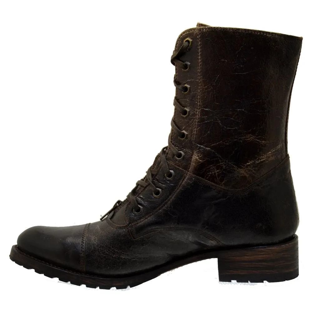 Men's Biker Boots Sendra 12663 Brown Vintage Leather available size 45