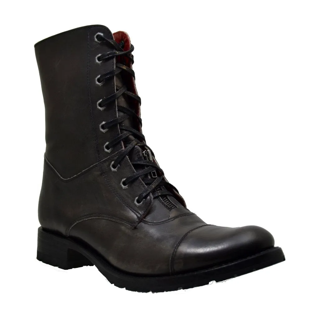 Men's Biker Boots Sendra 12663 Grey Washed Leather available size 44