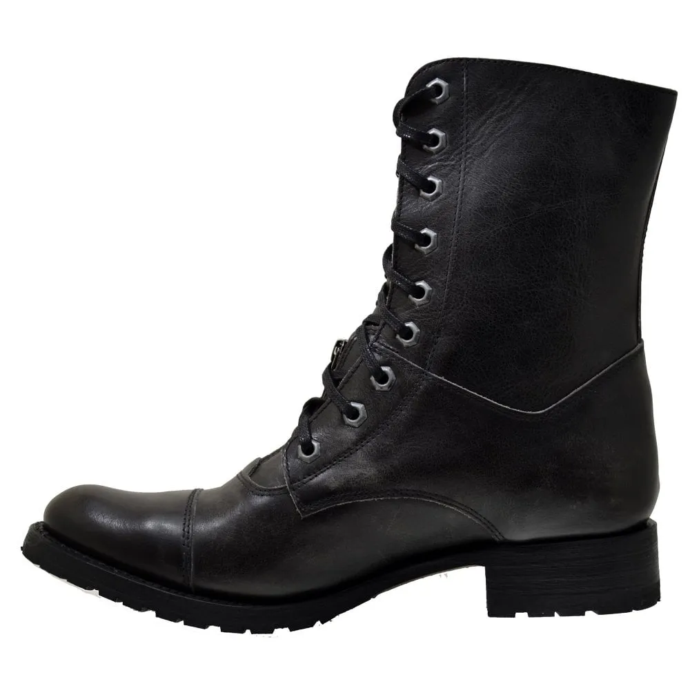 Men's Biker Boots Sendra 12663 Grey Washed Leather available size 44