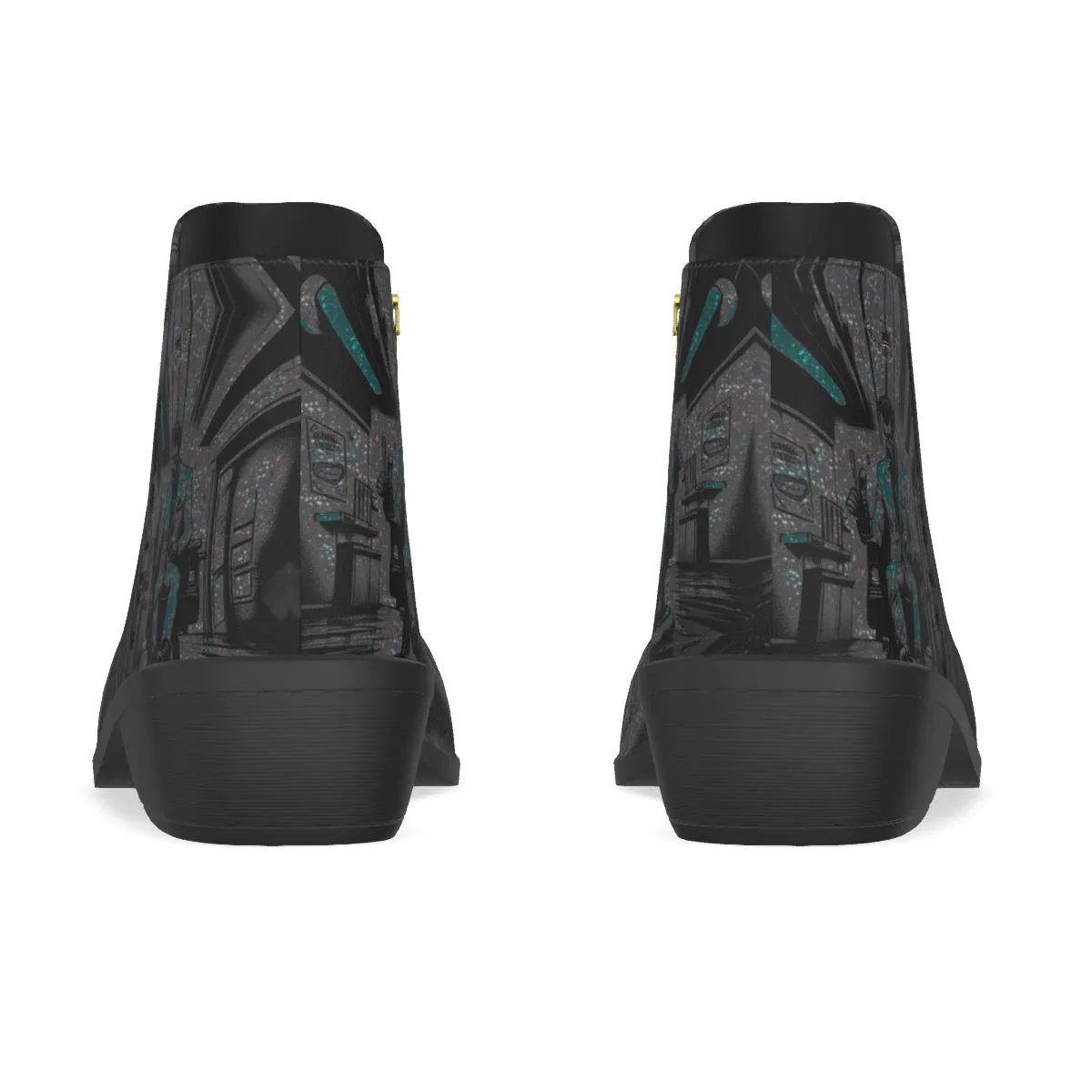 Men's Fashion Boots barber, themed, print8