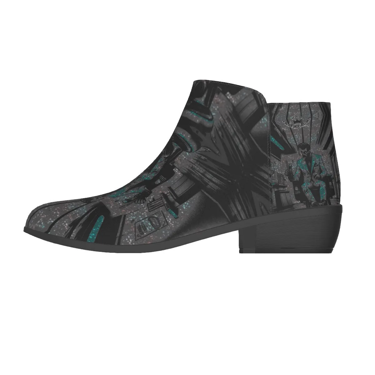 Men's Fashion Boots barber, themed, print8