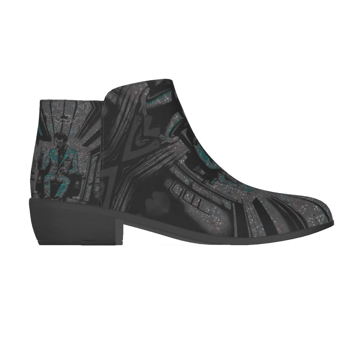 Men's Fashion Boots barber, themed, print8