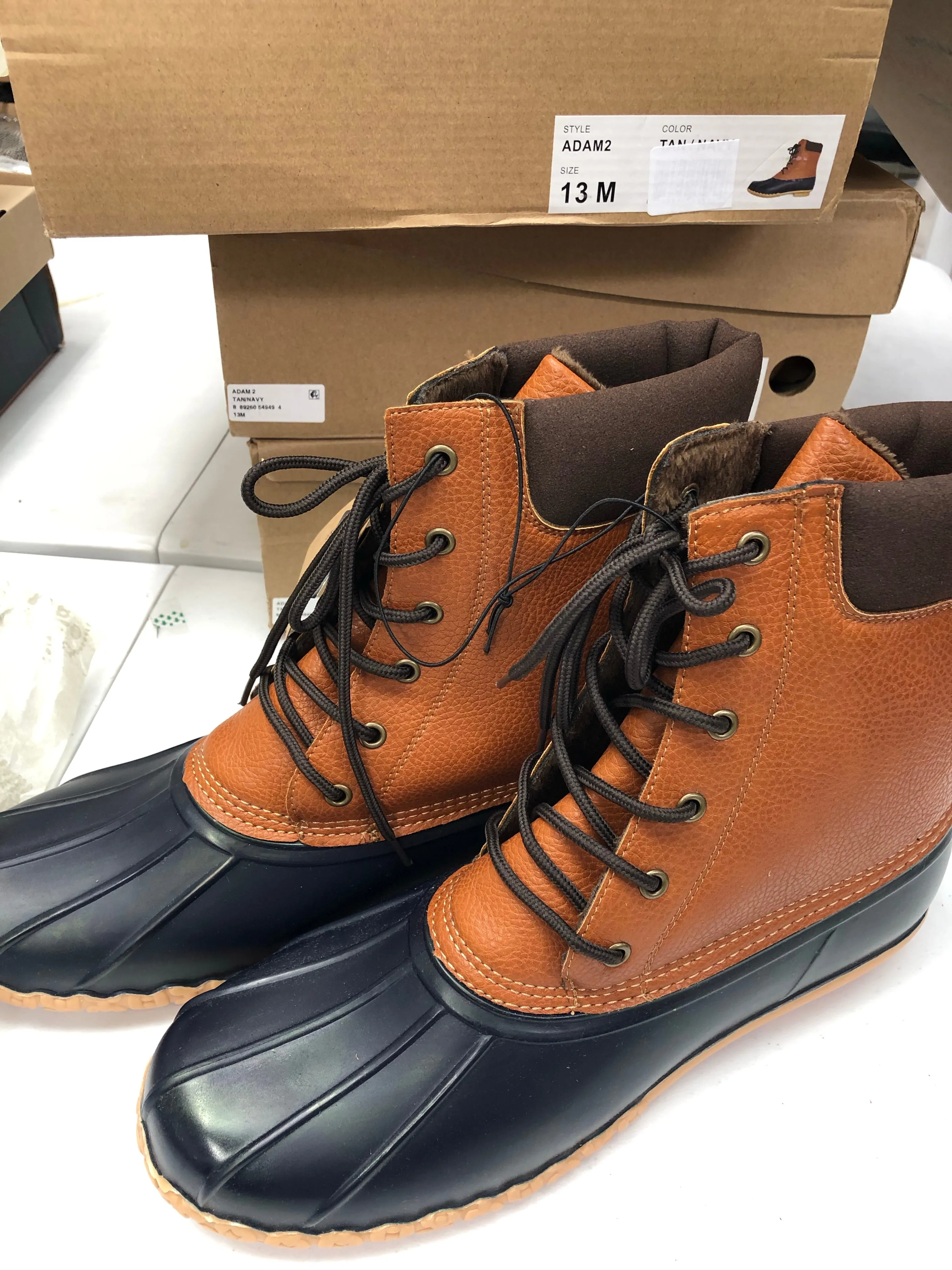 Men's Shoes Boots Wholesale Lot, WEATHERPROOF, 6 items, Shelf Pulls, MSRP $495