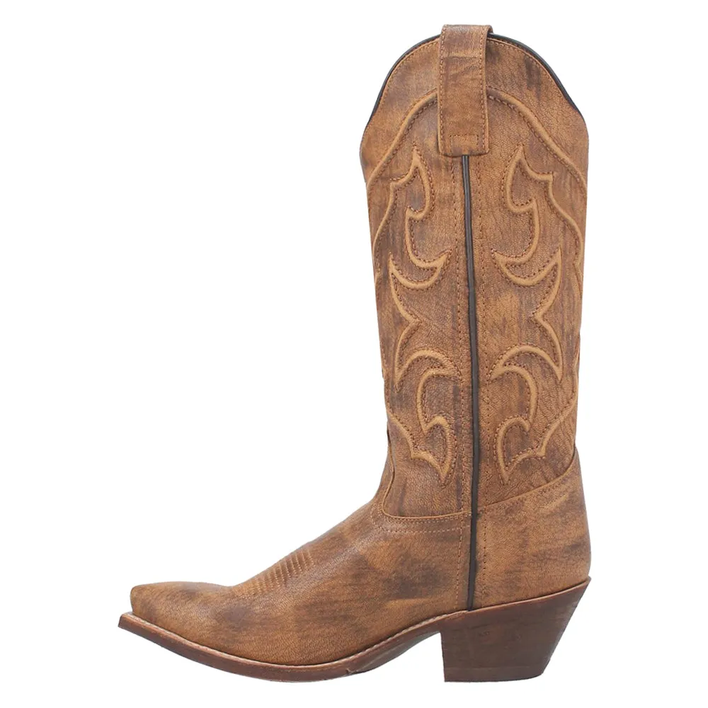 Reva Embossed Snip Toe Cowboy Boots