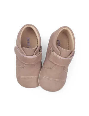Shoe with Velcro - Old rose