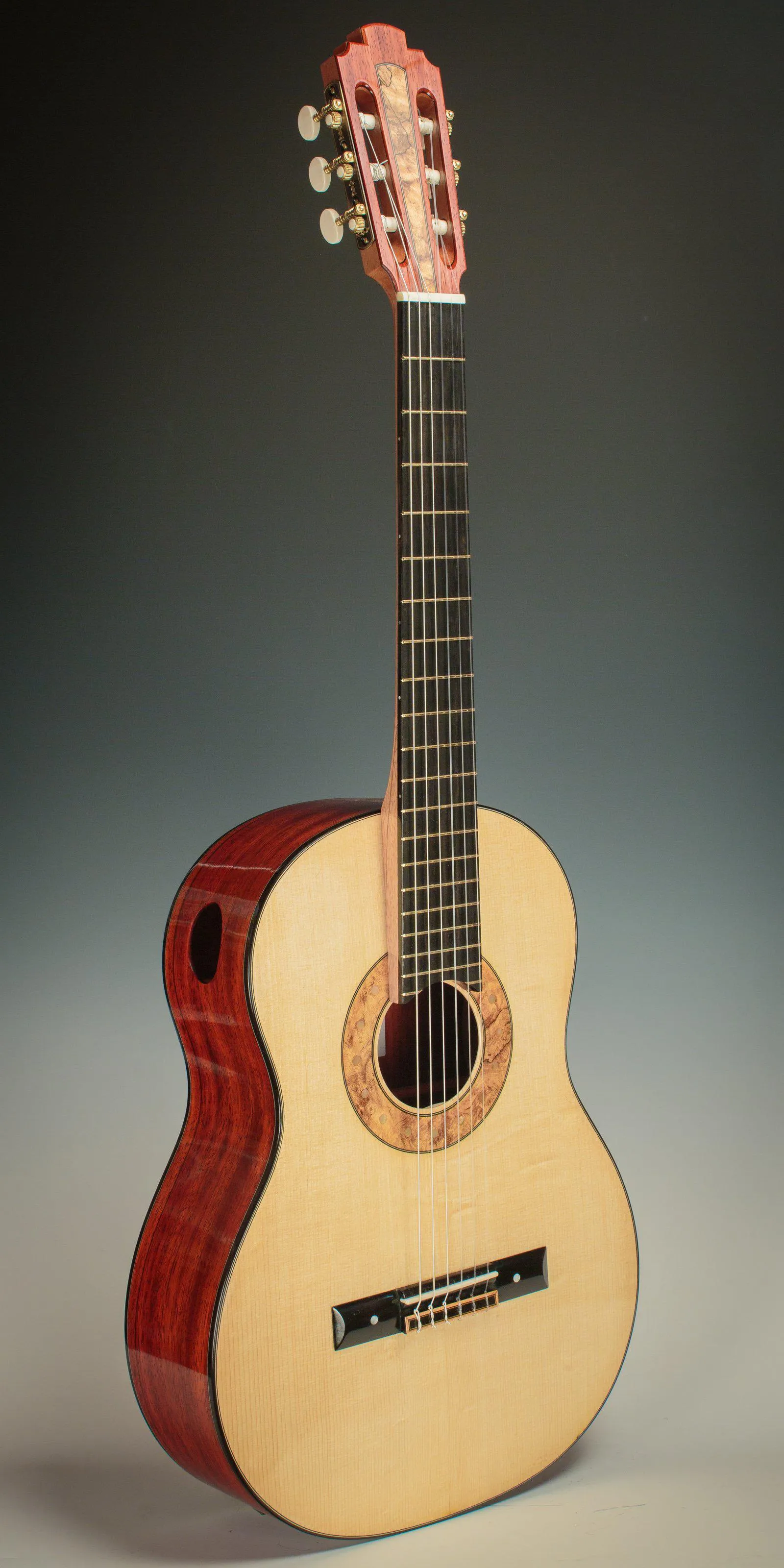 Tony Ennis Classical Guitar, The X-1: Padauk & Spruce - SOLD