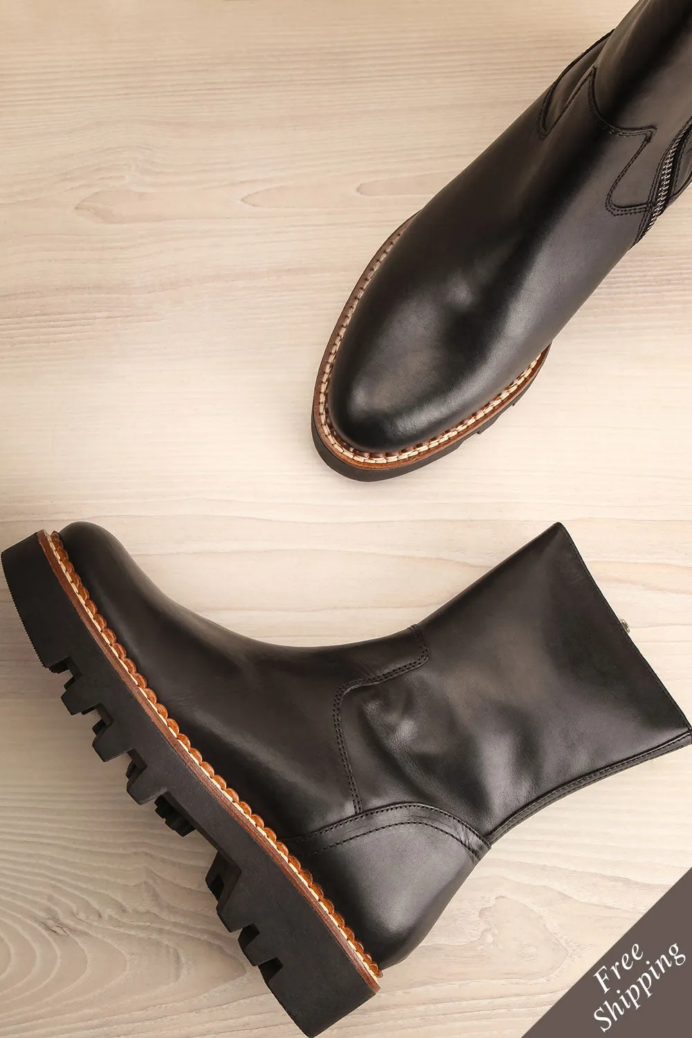 Torio | Black Ankle Boots