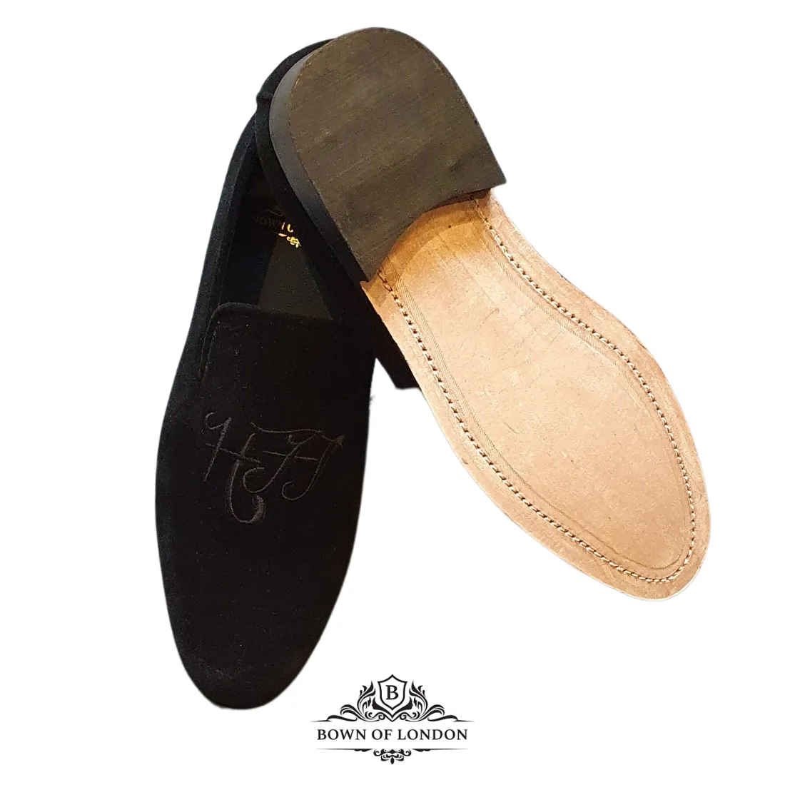 Velvet Loafer/Slipper Shoe Cigar on Whiskey Glass