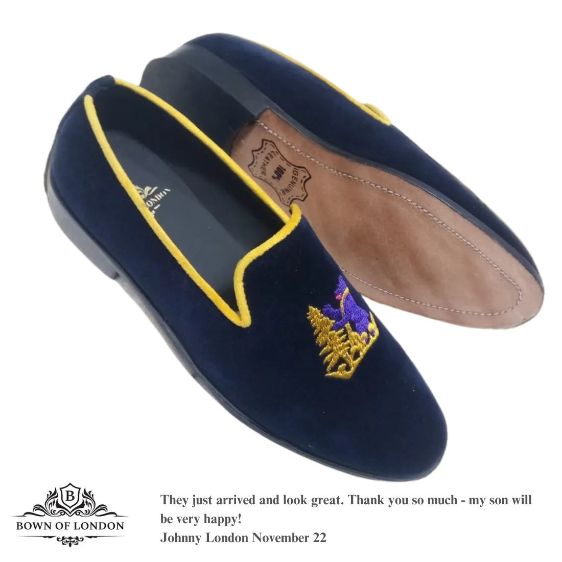 Velvet Loafer/Slipper Shoe Cigar on Whiskey Glass