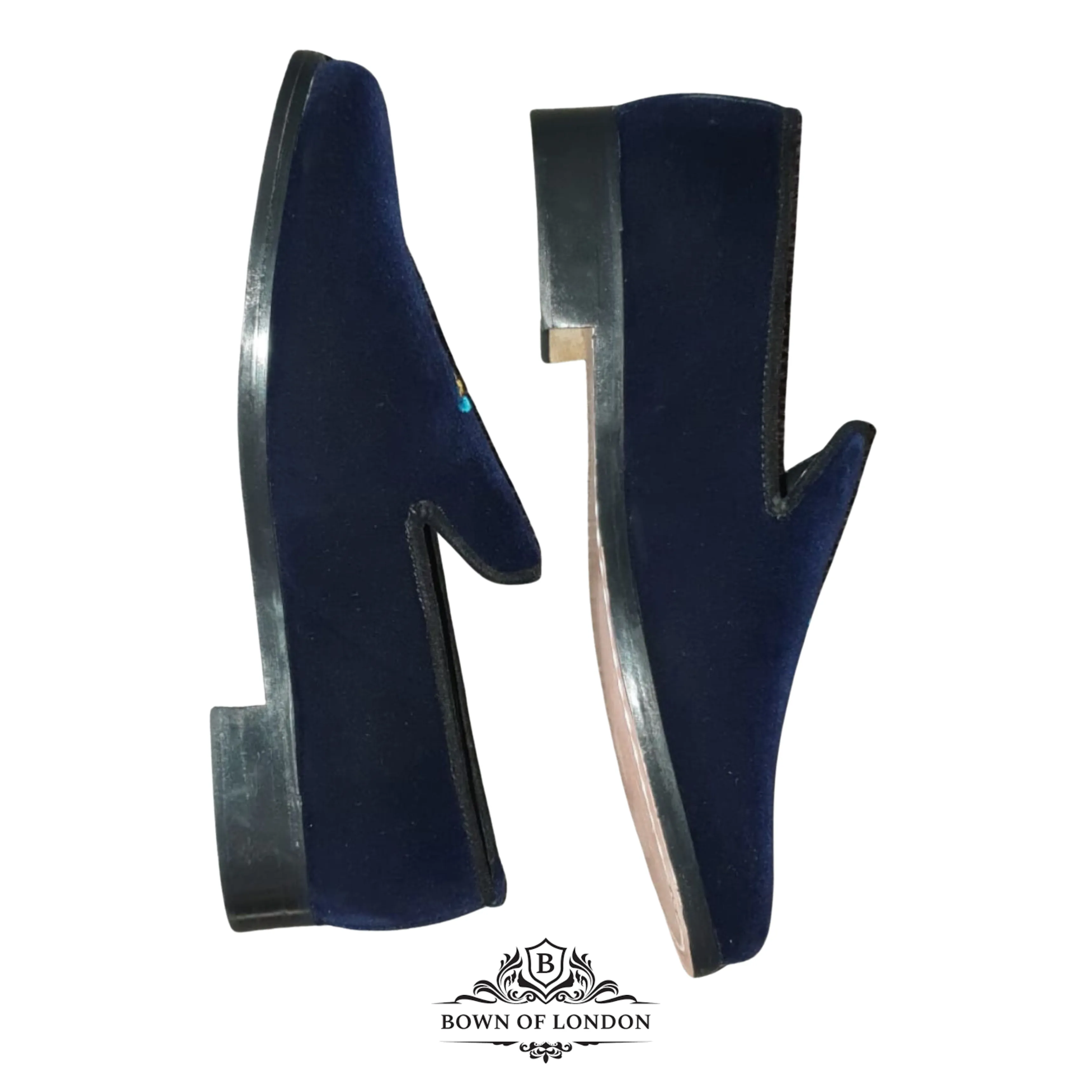 Velvet Loafer/Slipper Shoe Cigar on Whiskey Glass