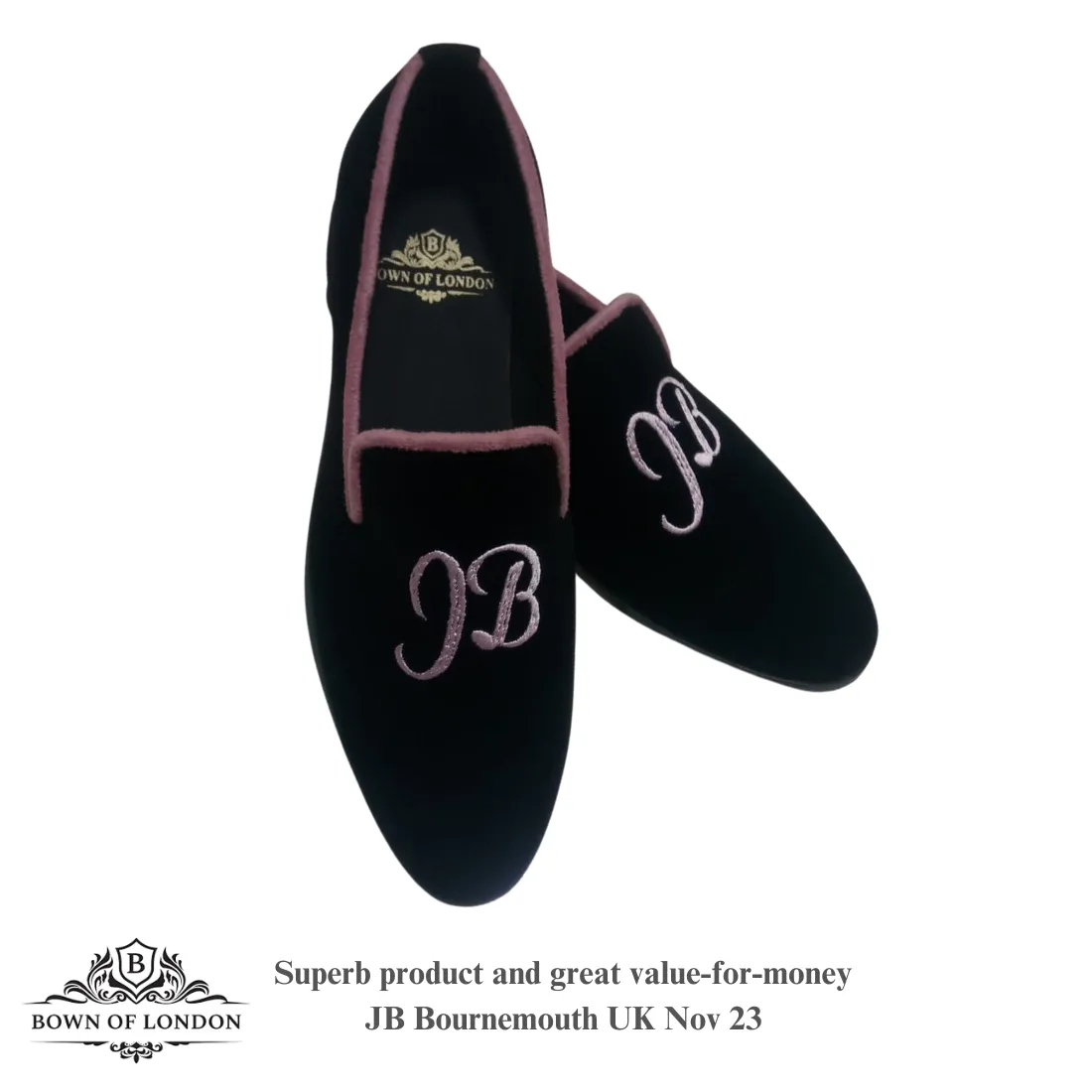 Velvet Loafer/Slipper Shoe Cigar on Whiskey Glass