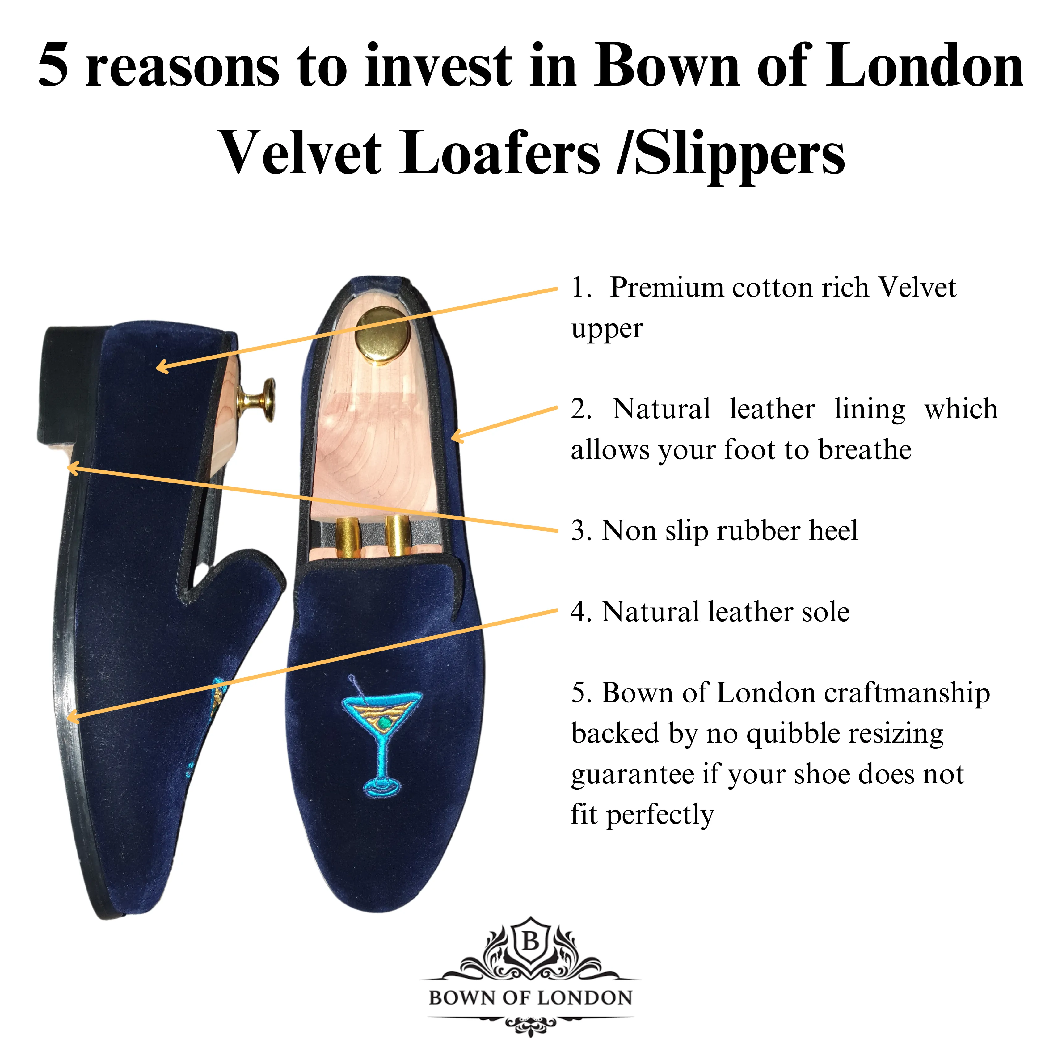 Velvet Loafer/Slipper Shoe Cigar on Whiskey Glass