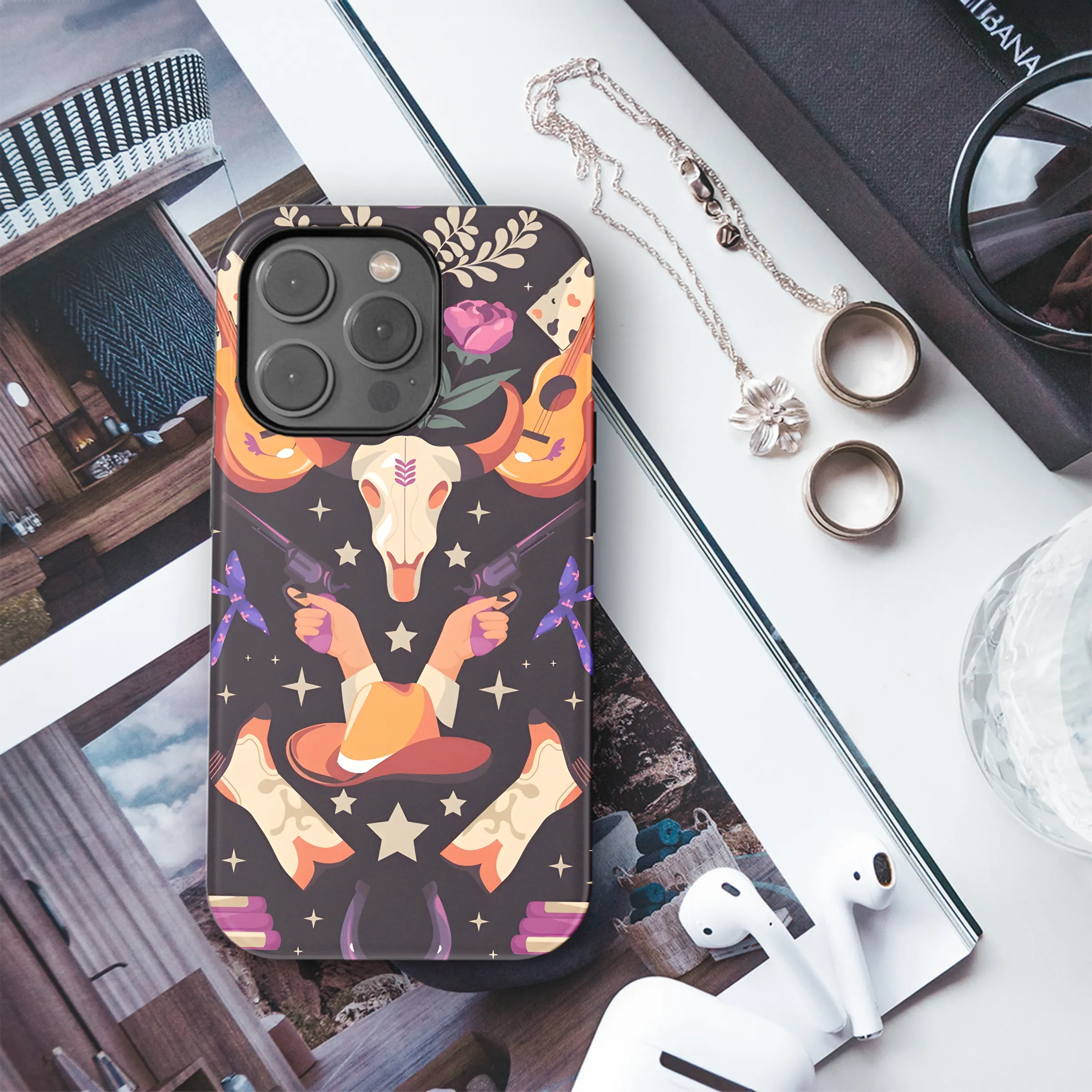 Western Cowboy Phone Case iPhone Samsung Cover Pixel 3204
