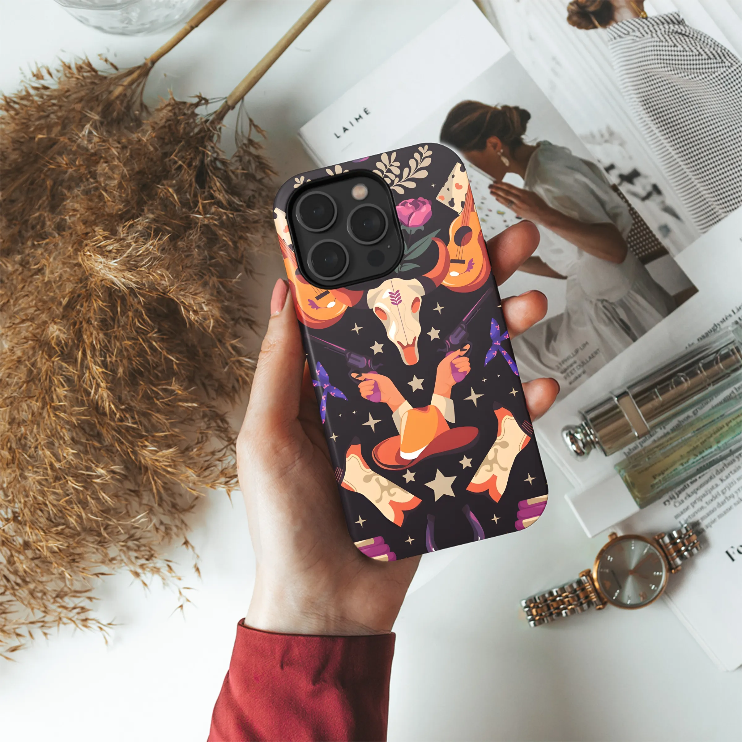 Western Cowboy Phone Case iPhone Samsung Cover Pixel 3204